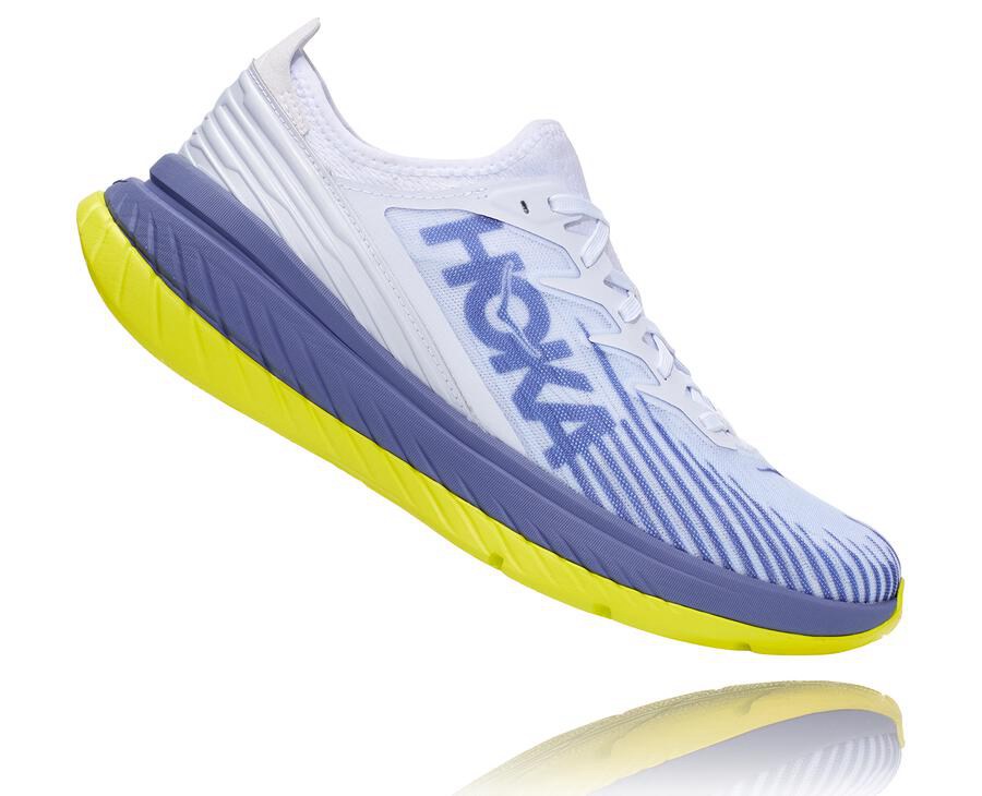 Zapatillas Running Hoka One One Mujer - Carbon X-Spe - Blancas/Azules - UHR267389